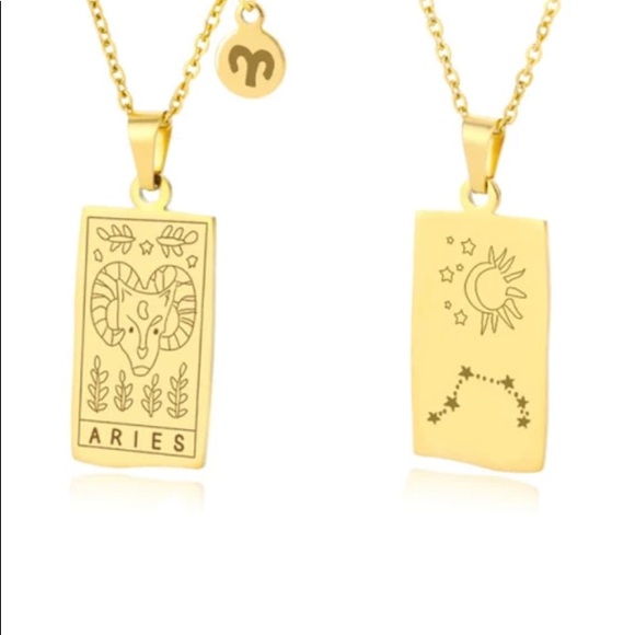 18k gold VIRGO ♍️ zodiac sign necklace - Picture 15 of 15